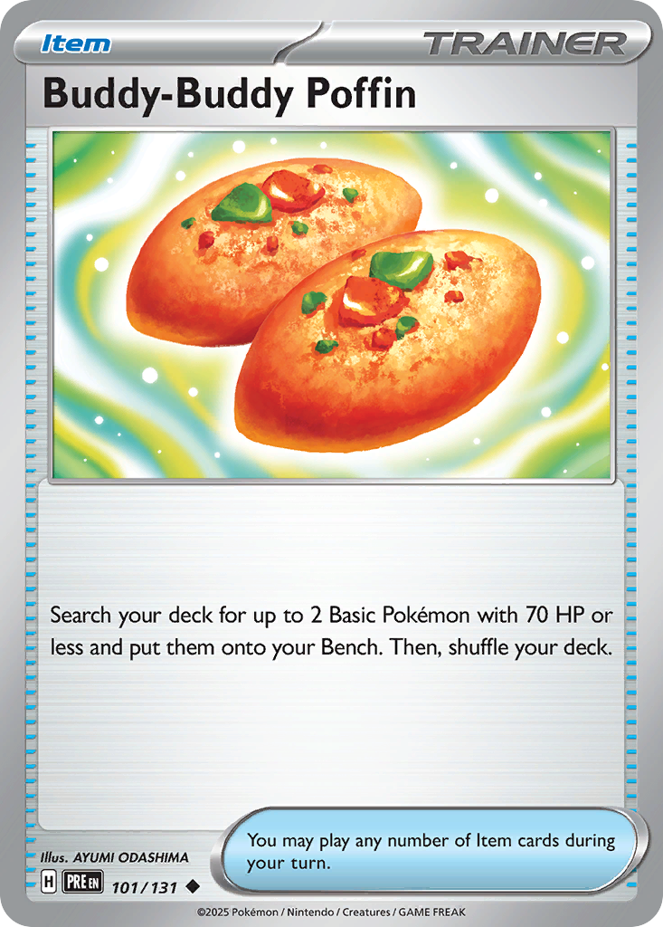Buddy-Buddy Poffin - 101/131 - Scarlet & Violet Prismatic Evolutions (PRE) - Normal