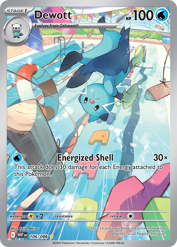 Dewott - 106/86 - Scarlet & Violet White Flare (WHT)