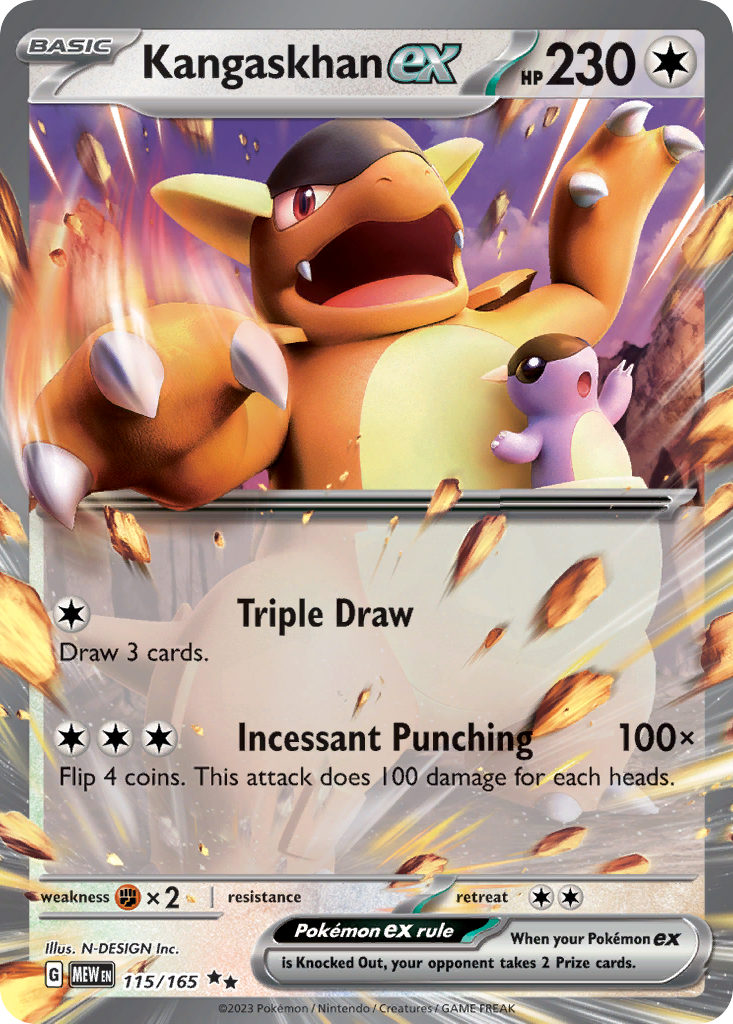 Kangaskhan ex - 115/165 - Scarlet & Violet 151 (undefined)
