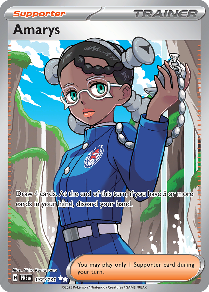 Amarys - 132/131 - Scarlet & Violet Prismatic Evolutions (PRE)
