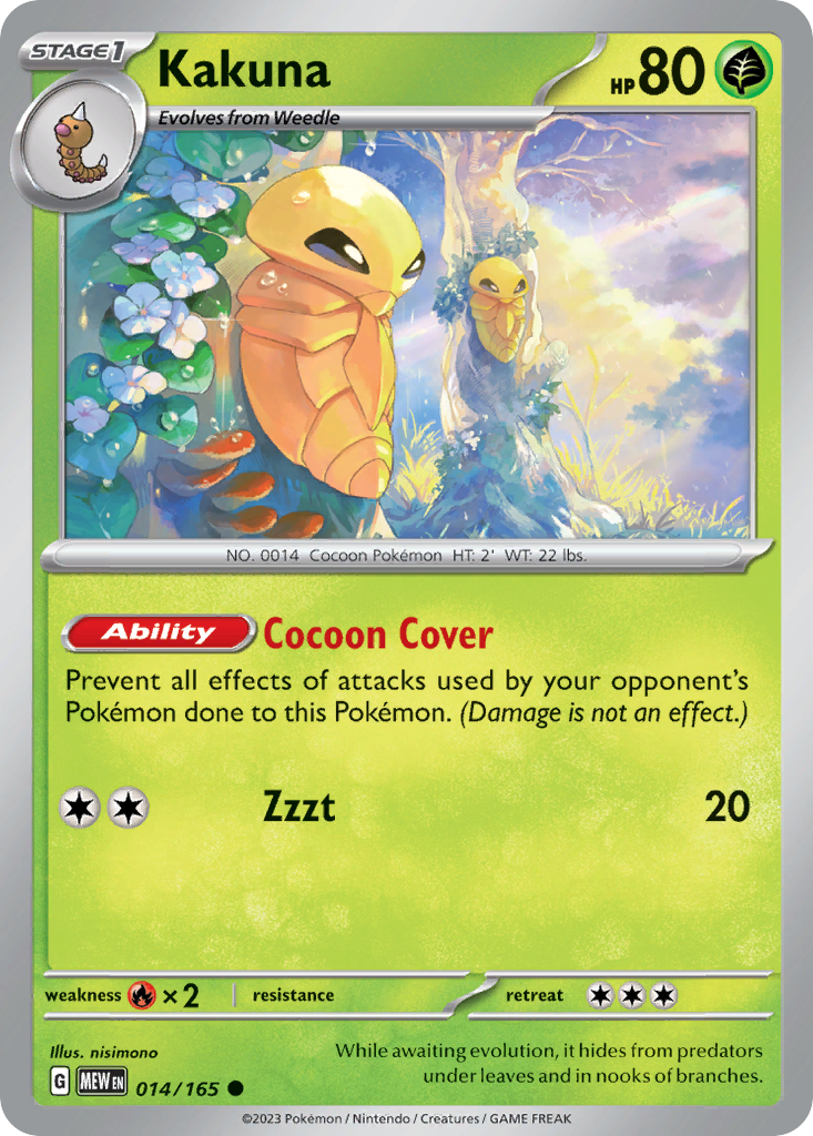 Kakuna - 14/165 - SV: Scarlet & Violet 151 (MEW)
