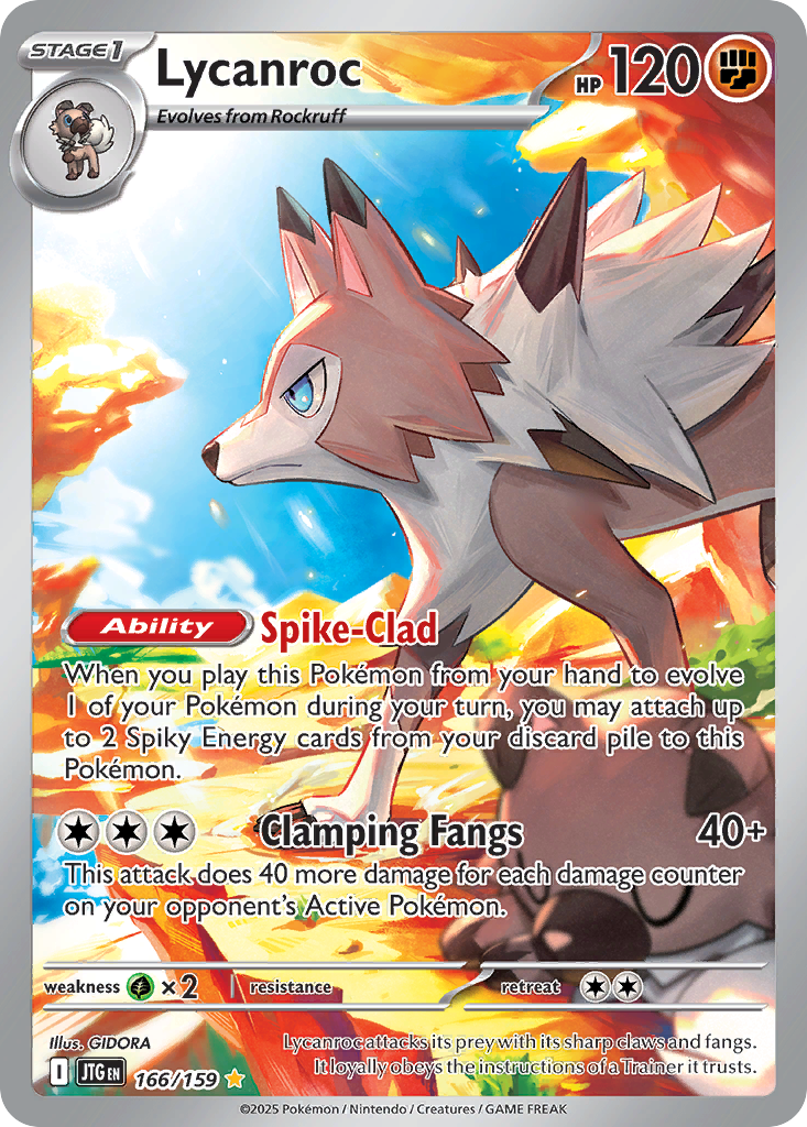 Lycanroc - 166/159 - Scarlet & Violet Journey Together