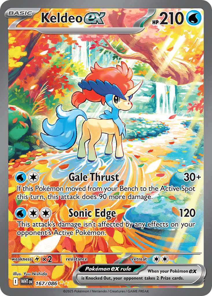 Keldeo ex - 167/86 - Scarlet & Violet White Flare
