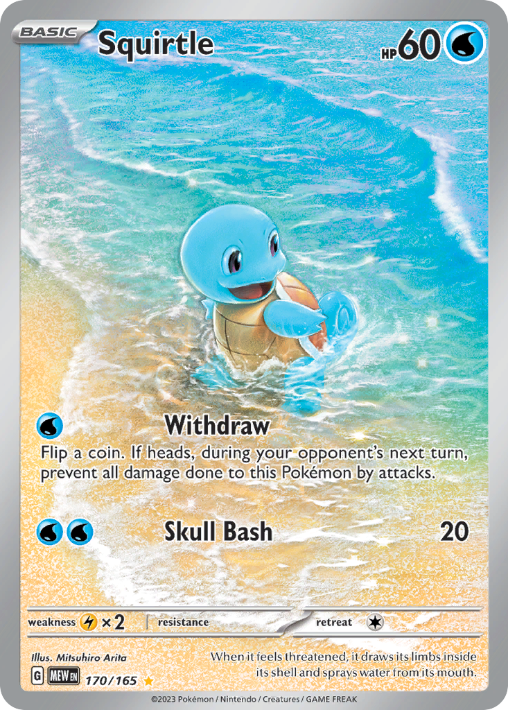 Squirtle - 170/165 - Scarlet & Violet 151 (undefined)