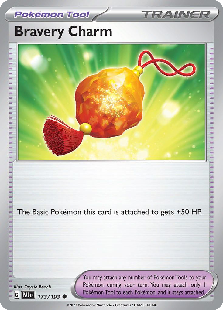 Bravery Charm - 173/193 - Scarlet & Violet Paldea Evolved (undefined) - Normal