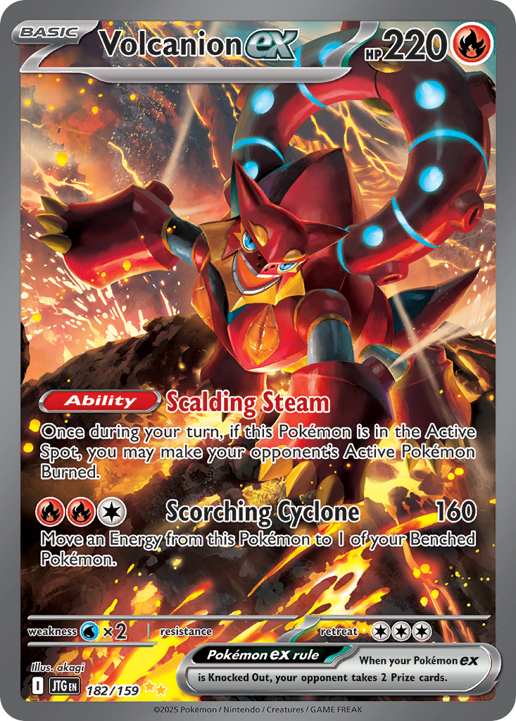 Volcanion ex - 182/159 - Scarlet & Violet Journey Together