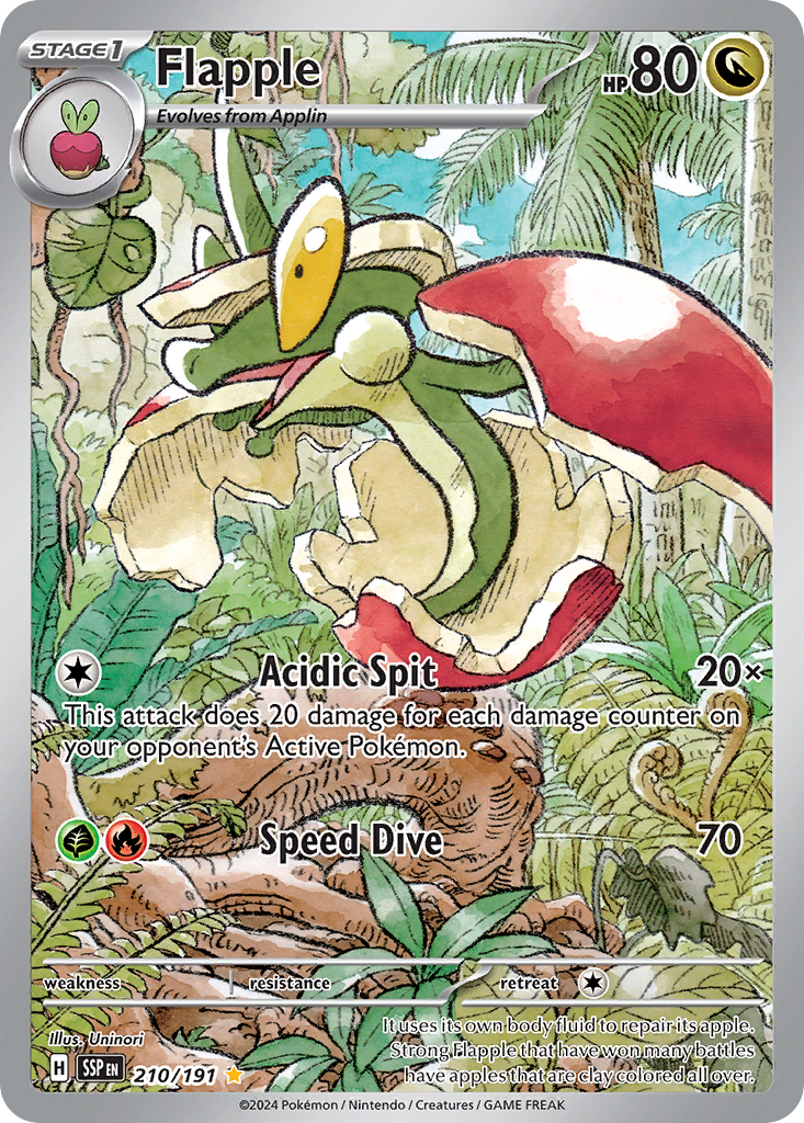 Flapple - 210/191 - Scarlet & Violet Surging Sparks (SSP)