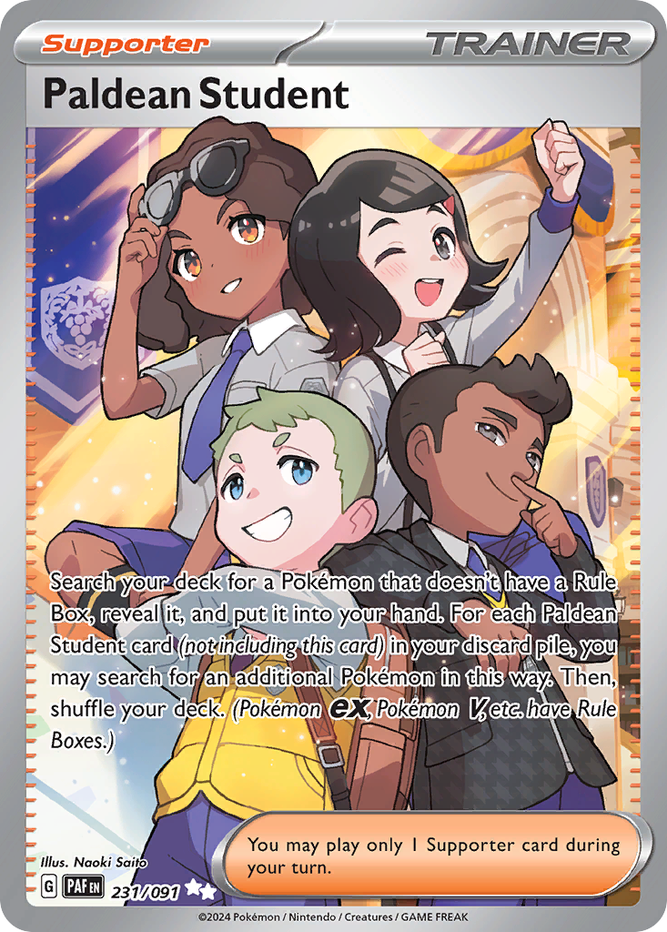 Paldean Student - 231/91 - Scarlet & Violet Paldean Fates (undefined)
