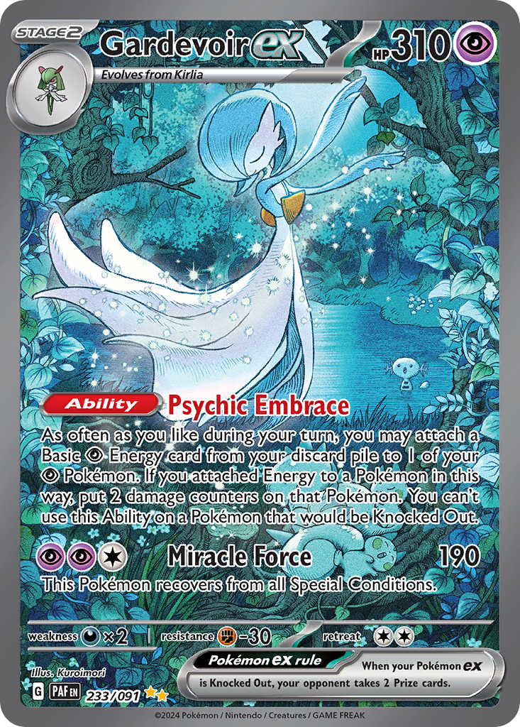 Gardevoir ex - 233/91 - Scarlet & Violet Paldean Fates