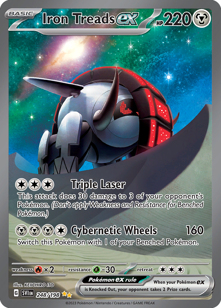 Iron Treads ex - 248/198 - Scarlet & Violet Scarlet & Violet