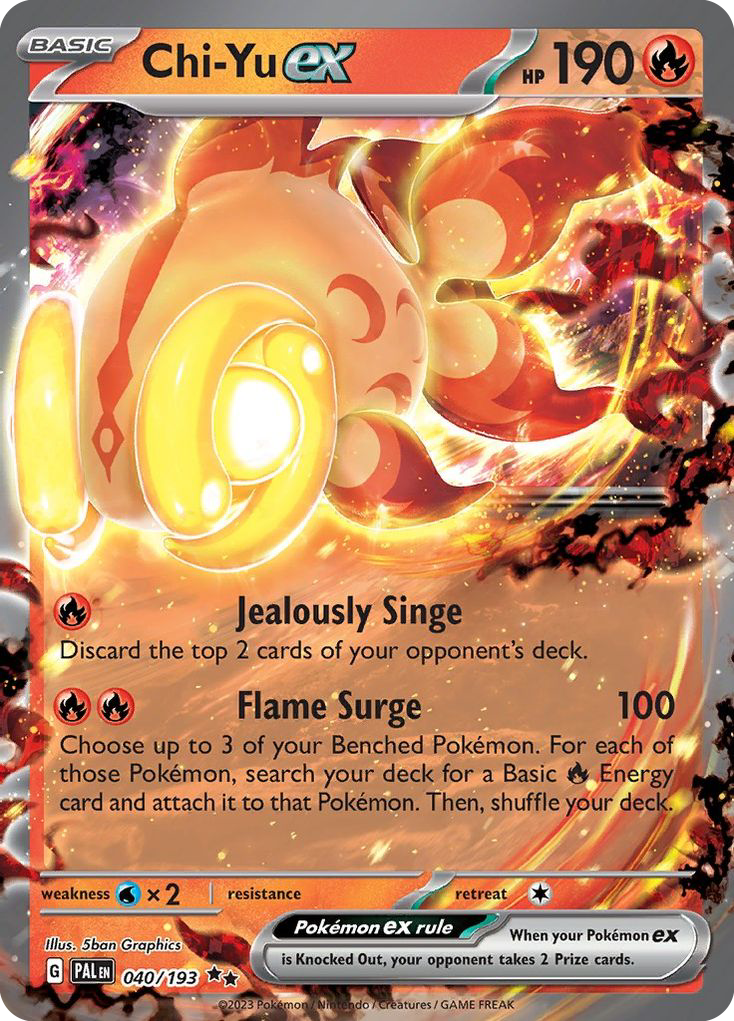 Chi-Yu ex - 40/193 - Scarlet & Violet Paldea Evolved (undefined)