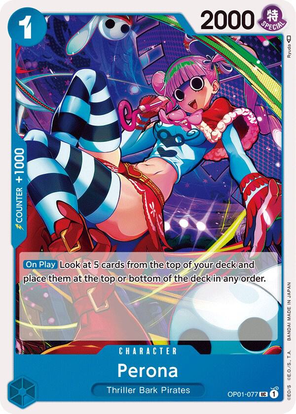 Perona - OP01-077 - Romance Dawn (OP01) - Normal