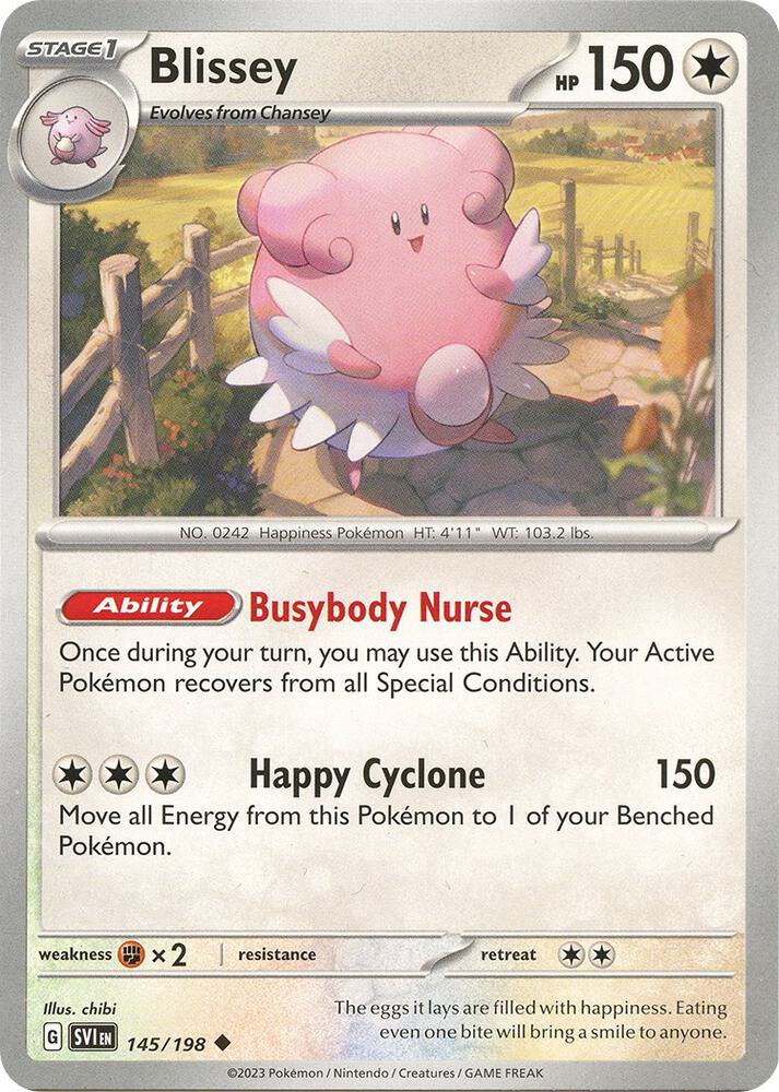 Blissey - 145/198 - SV01: Scarlet & Violet Base Set (SVI) - Normal - Pokemon TCG Card