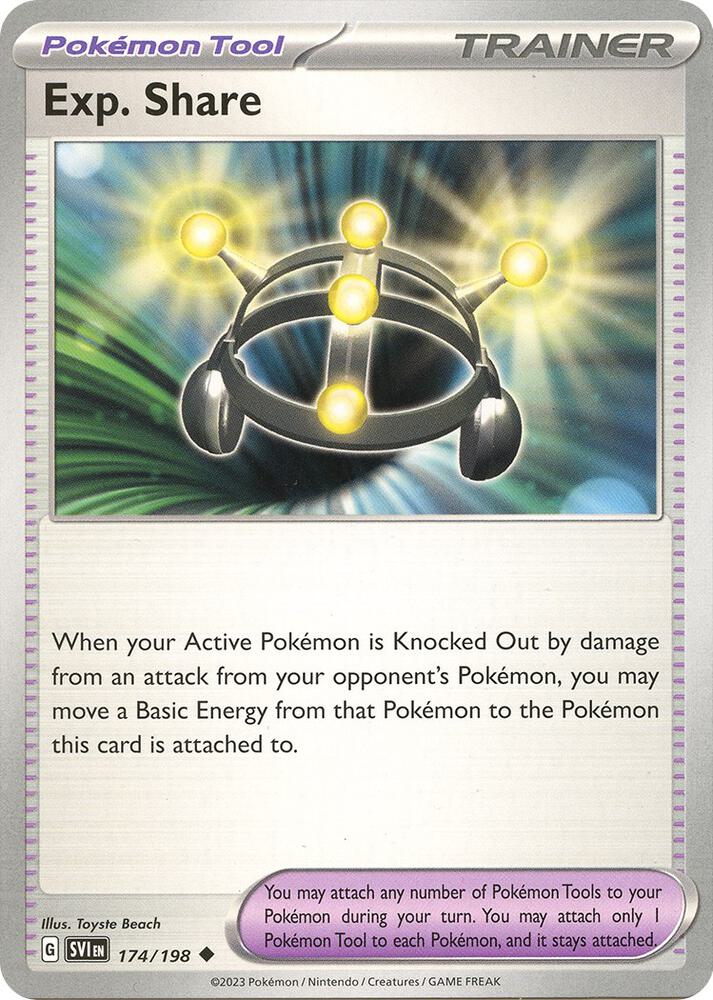 Exp. Share - 174/198 - SV01: Scarlet & Violet Base Set (SVI) - Normal - Pokemon TCG Card