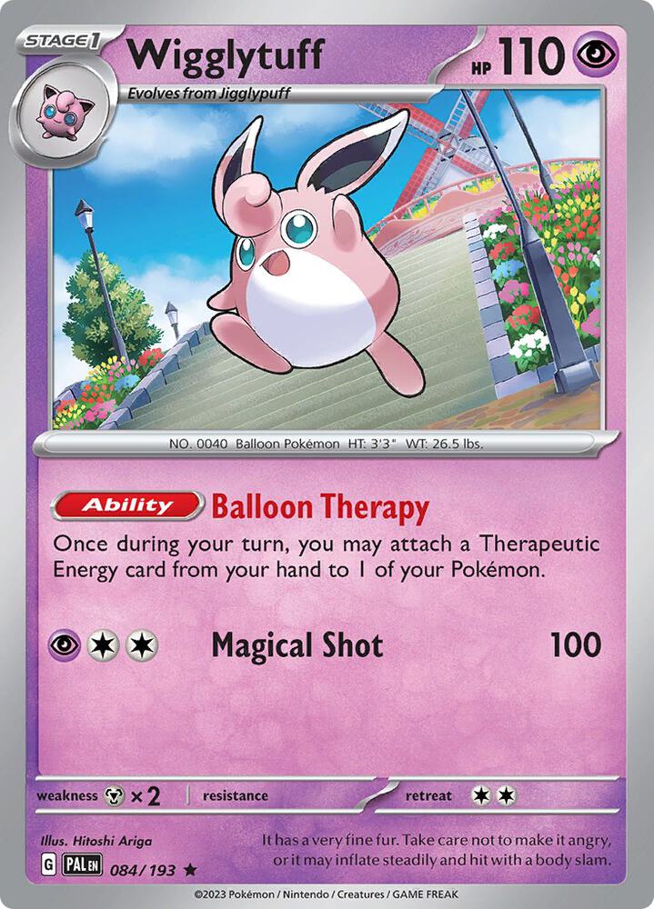Wigglytuff - 084/193 - SV02: Paldea Evolved (PAL) - Holofoil - Pokemon TCG Card