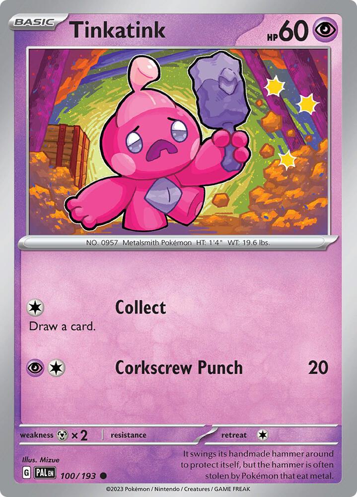 Tinkatink - 100/193 - SV02: Paldea Evolved (PAL) - Common - Normal - Pokemon TCG Card