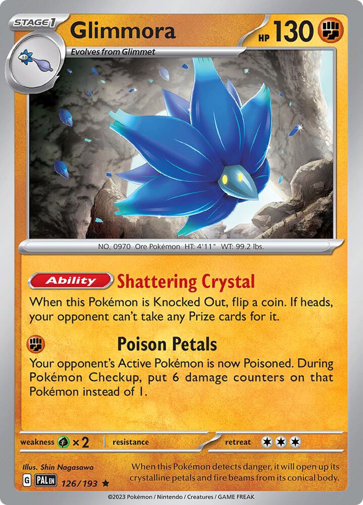 Glimmora - 126/193 - SV02: Paldea Evolved (PAL) - Holofoil - Pokemon TCG Card