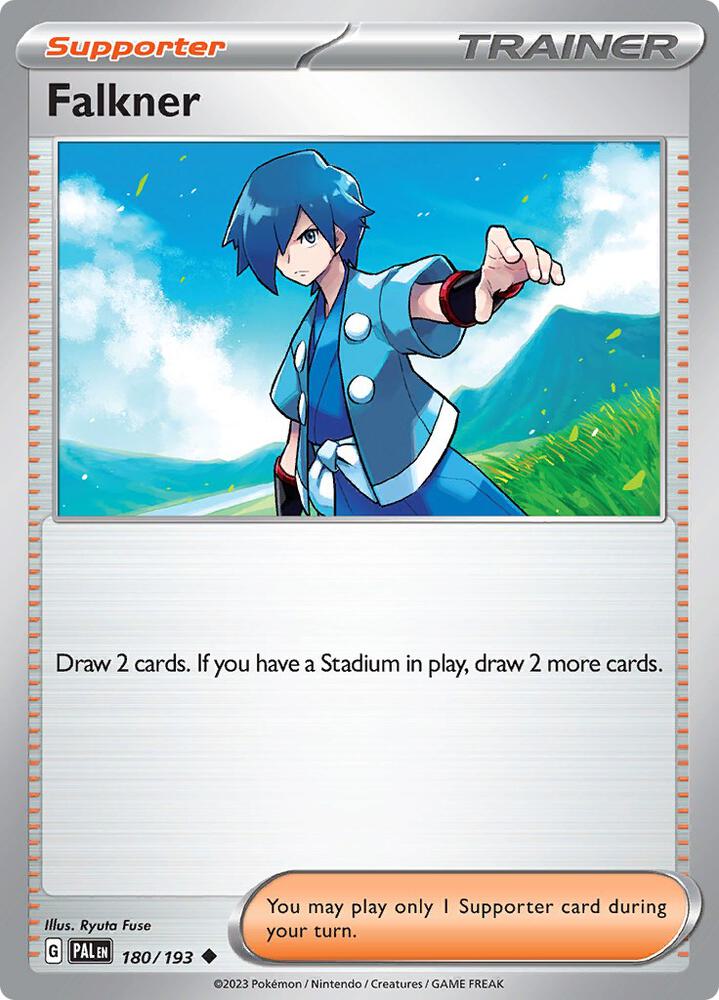 Falkner - 180/193 - SV02: Paldea Evolved (PAL) - Uncommon - Normal - Pokemon TCG Card
