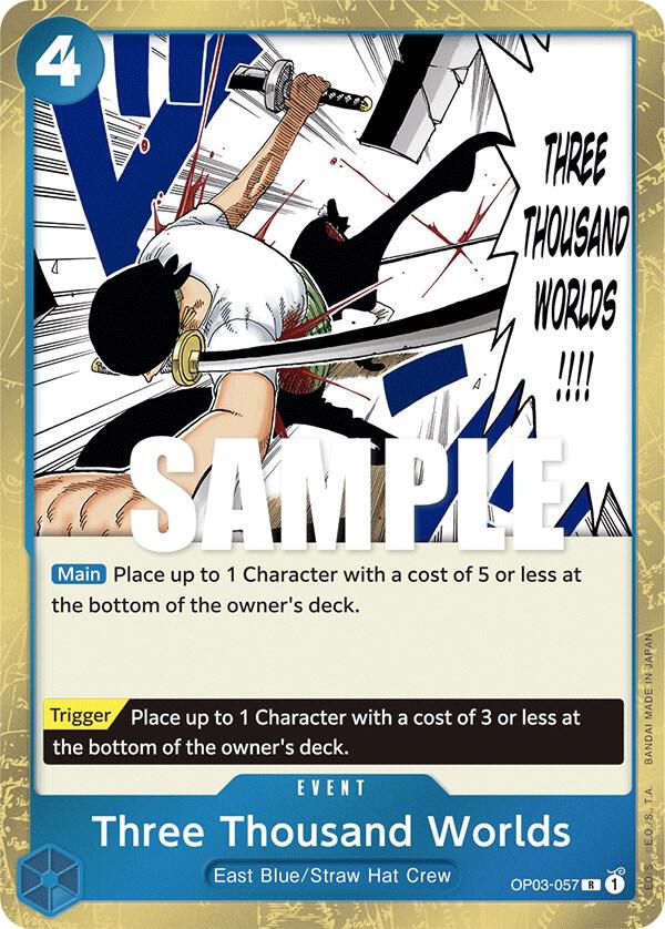 Three Thousand Worlds - OP03-057 - Pillars of Strength (OP03) - Foil - One Piece TCG Card