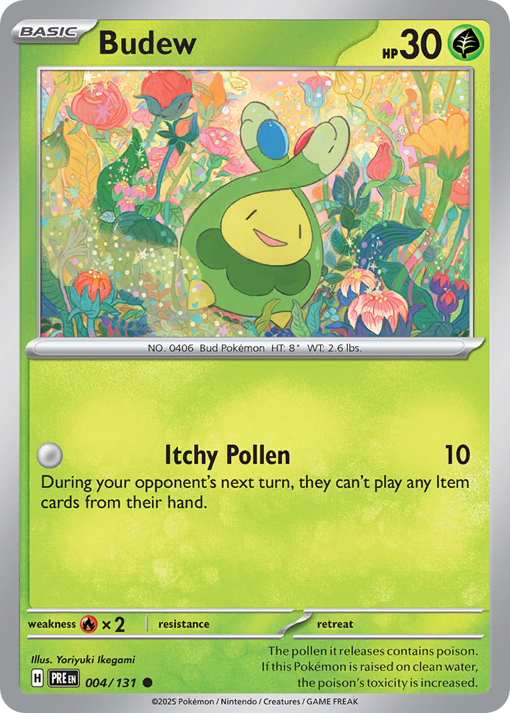 Budew - 4/131 - Scarlet & Violet Prismatic Evolutions (PRE) - Normal