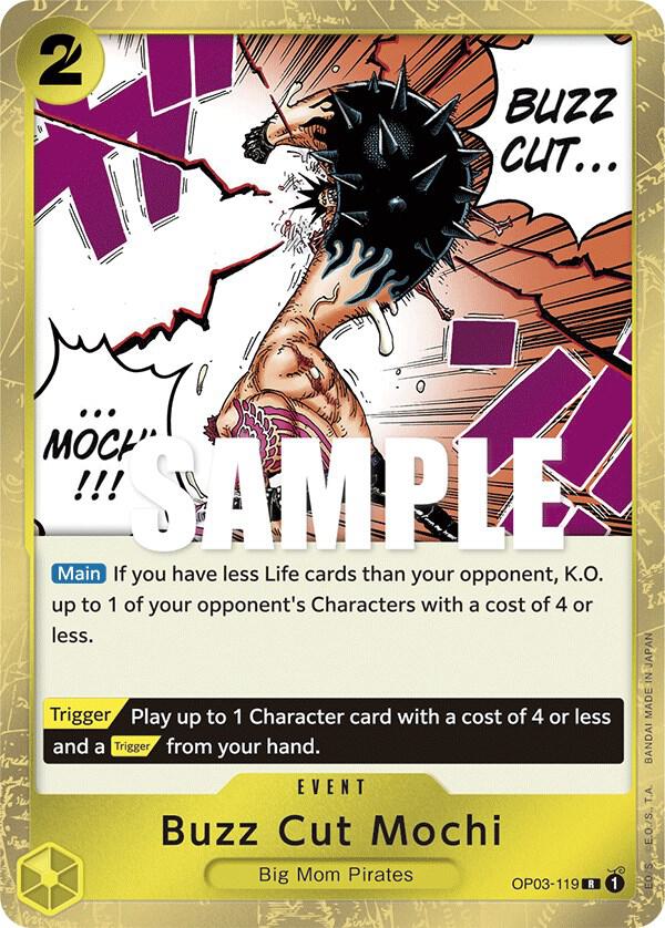 Buzz Cut Mochi - OP03-119 - Pillars of Strength (OP03) - Foil - One Piece TCG Card