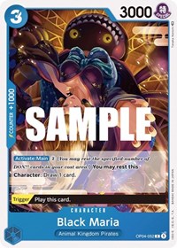 Black Maria - OP04-052 - Kingdoms of Intrigue (OP04) - Normal