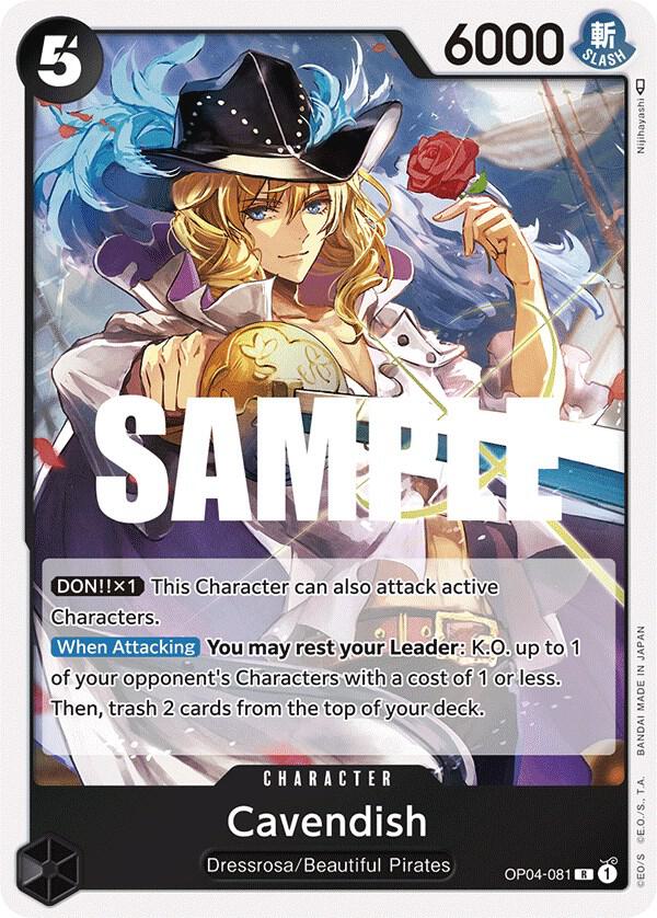 Cavendish - OP04-081 - Kingdoms of Intrigue (OP04) - Foil - One Piece TCG Card
