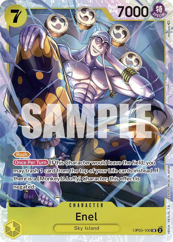 Enel (100) - OP05-100 - Awakening of the New Era (OP05) - Foil - One Piece TCG Card