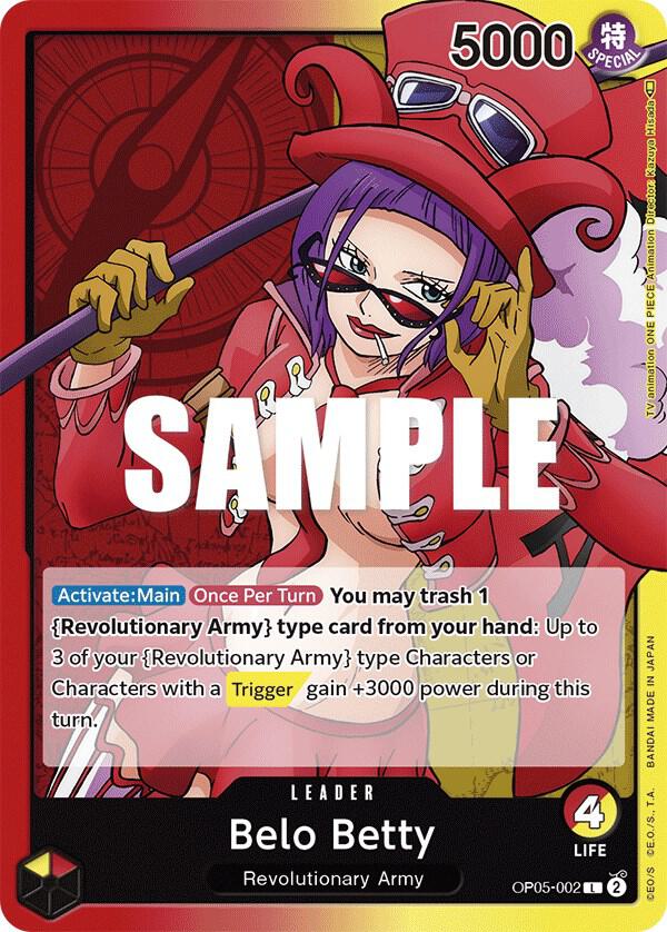 Belo Betty (002) - OP05-002 - Awakening of the New Era (OP05) - Normal - One Piece TCG Card