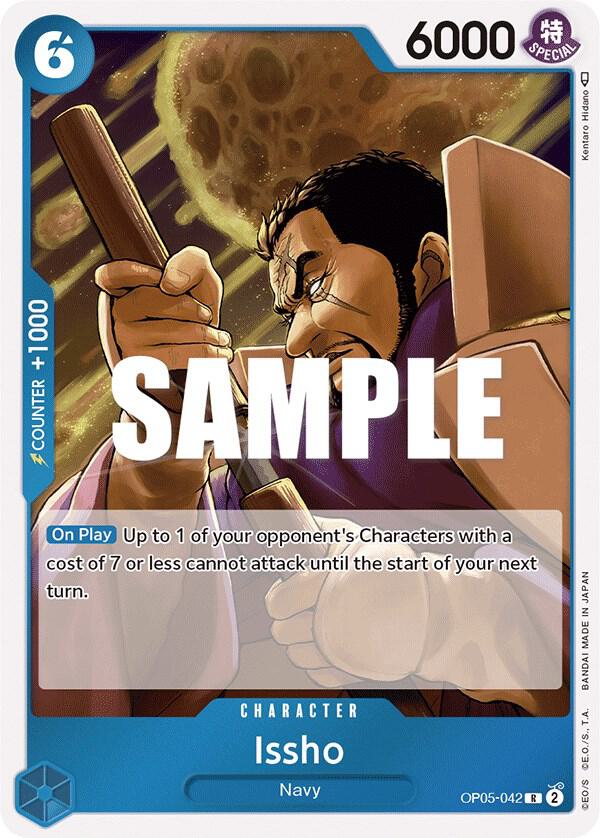 Issho - OP05-042 - Awakening of the New Era (OP05) - Foil - One Piece TCG Card