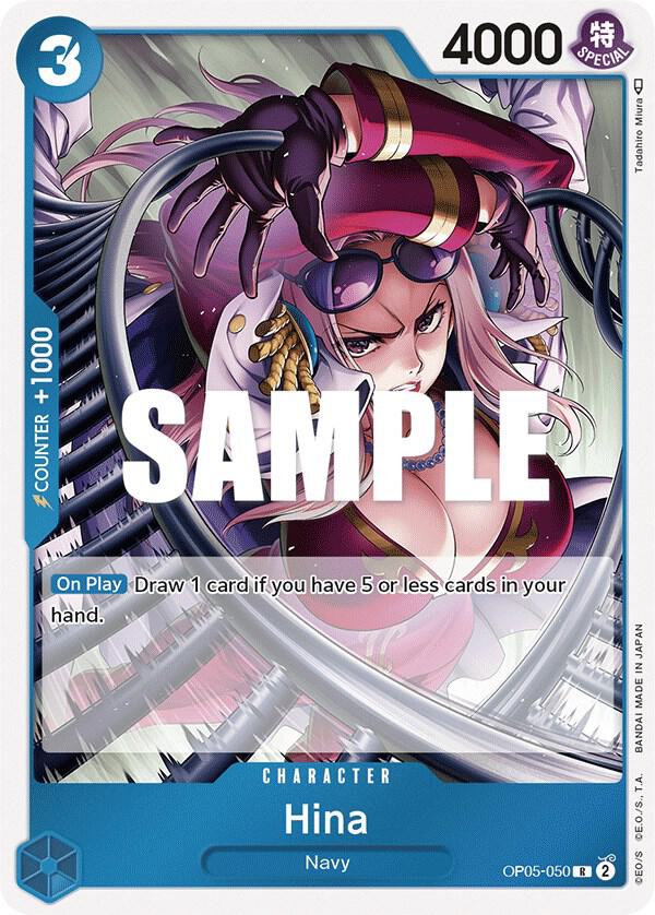 Hina - OP05-050 - Awakening of the New Era (OP05) - Foil - One Piece TCG Card