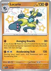 Lucario - 174/091 - SV: Paldean Fates (PAF)