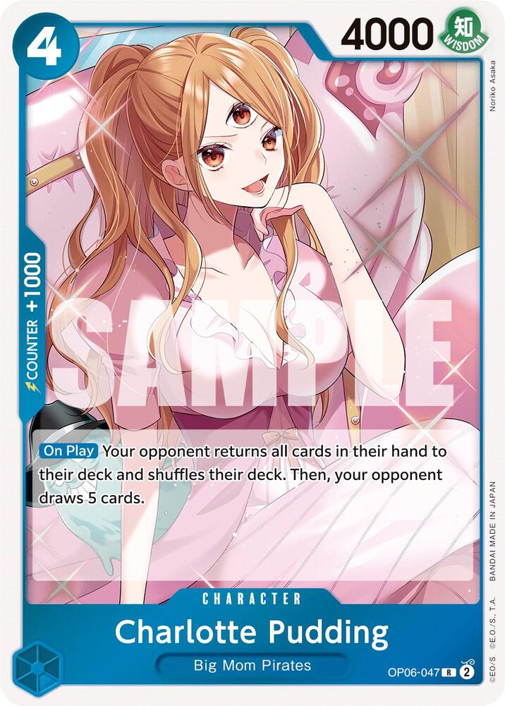 Charlotte Pudding - OP06-047 - Wings of the Captain (OP06) - Foil - One Piece TCG Card