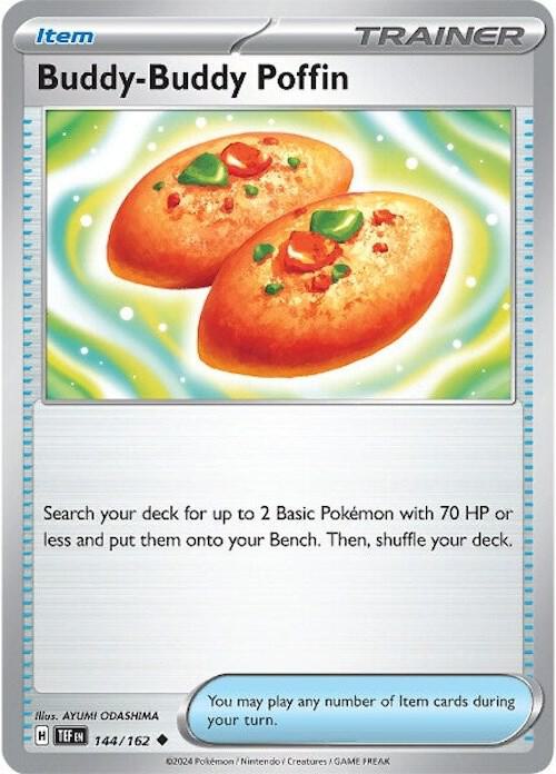 Buddy-Buddy Poffin - 144/162 - SV05: Temporal Forces (TEF) - Normal - Pokemon TCG Card