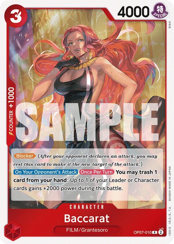 Baccarat - OP07-010 - 500 Years in the Future (OP07) - Foil - One Piece TCG Card