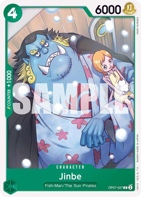 Jinbe (027) - OP07-027 - 500 Years in the Future (OP07) - Normal