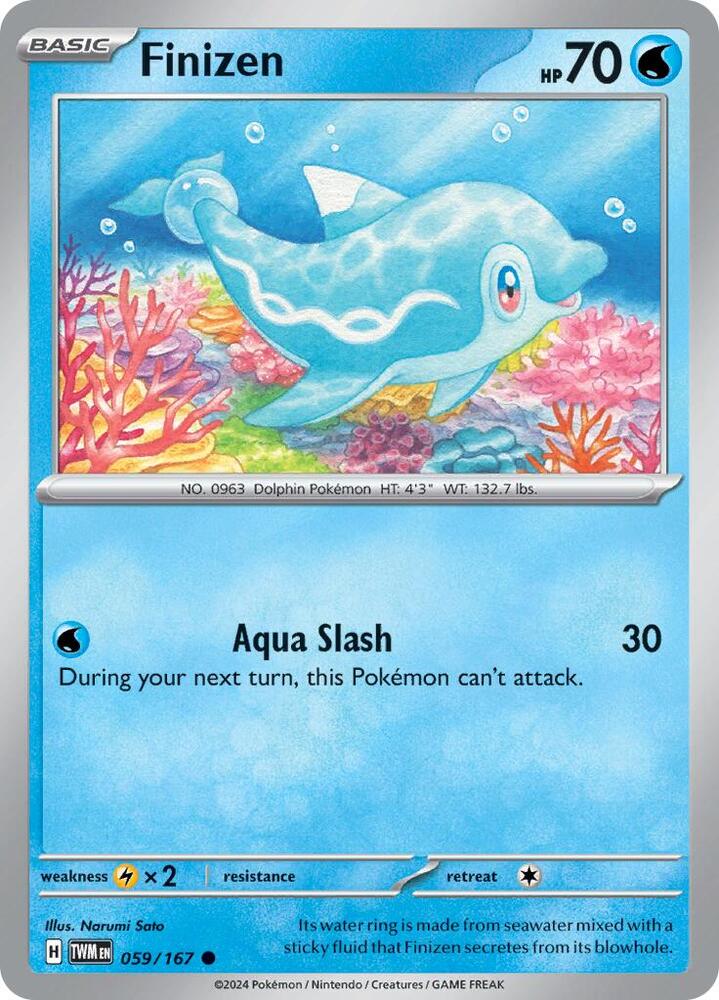 Finizen - 059/167 - SV06: Twilight Masquerade (TWM) - Normal - Pokemon TCG Card