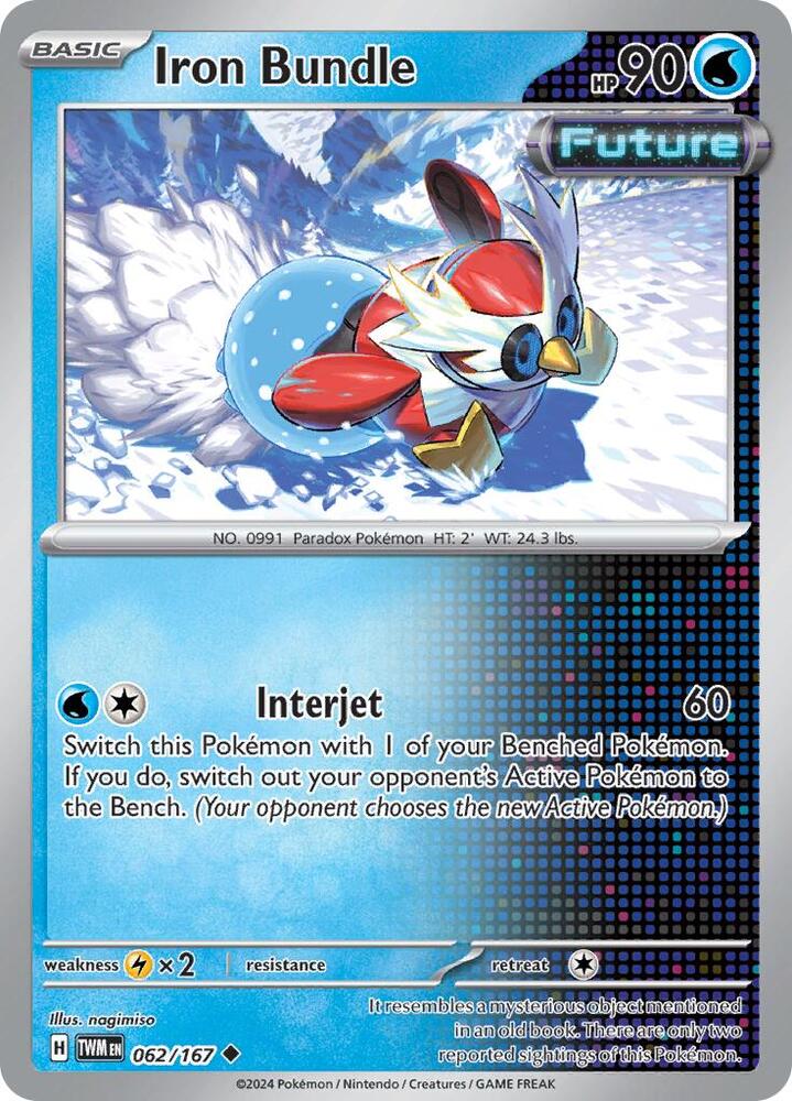 Iron Bundle - 062/167 - SV06: Twilight Masquerade (TWM) - Normal - Pokemon TCG Card