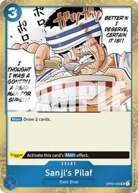Sanji's Pilaf (Jolly Roger Foil) - OP03-056 - Premium Booster -The Best- (PRB-01)