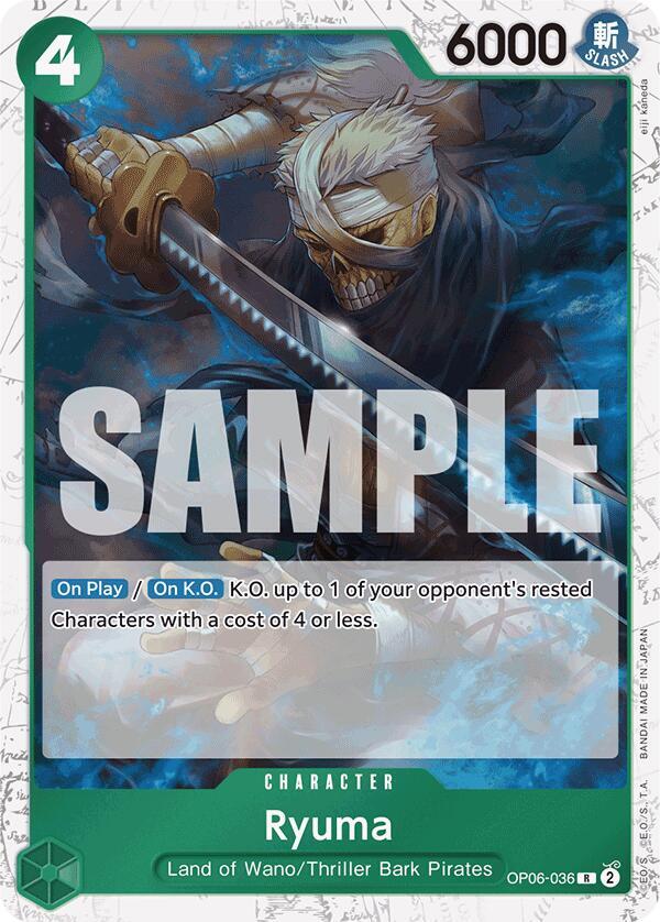 Ryuma (Jolly Roger Foil) - OP06-036 - Premium Booster -The Best- (PRB-01)