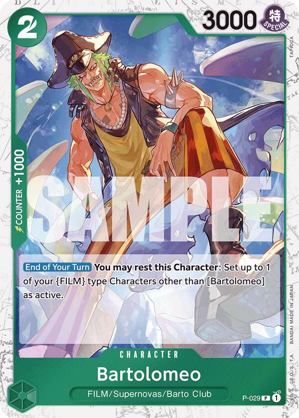 Bartolomeo (P-029) (Jolly Roger Foil) - P-029 - Premium Booster -The Best- (PRB-01)