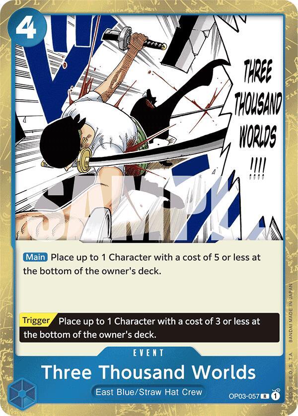 Three Thousand Worlds (Jolly Roger Foil) - OP03-057 - Premium Booster -The Best- (PRB-01)