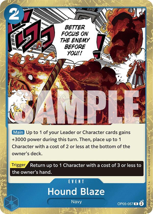 Hound Blaze (Jolly Roger Foil) - OP05-057 - Premium Booster -The Best- (PRB-01)