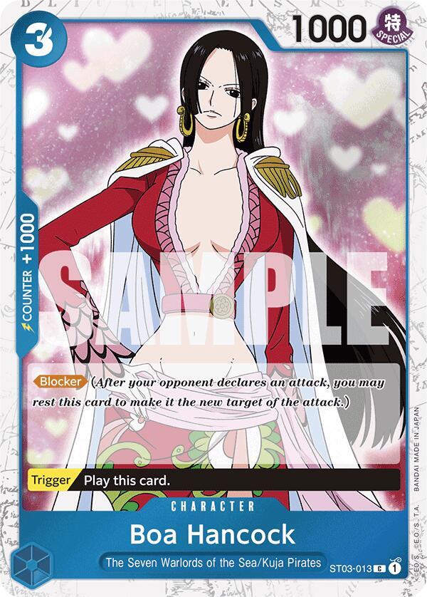 Boa Hancock (ST03-013) (Jolly Roger Foil) - ST03-013 - Premium Booster -The Best- (PRB-01)