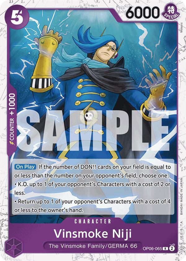Vinsmoke Niji (OP06-065) (Jolly Roger Foil) - OP06-065 - Premium Booster -The Best- (PRB-01)