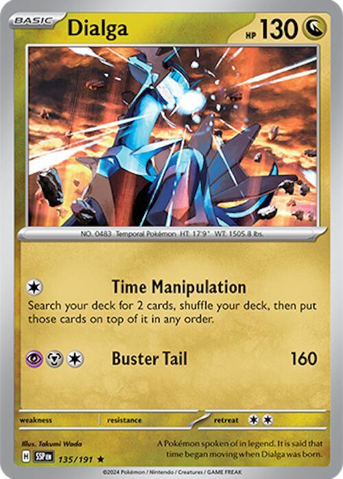 Dialga - 135/191 - SV08: Surging Sparks (SSP) - Holofoil - Pokemon TCG Card