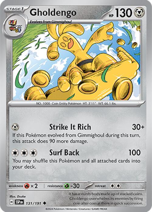 Gholdengo - 131/191 - SV08: Surging Sparks (SSP) - Normal - Pokemon TCG Card
