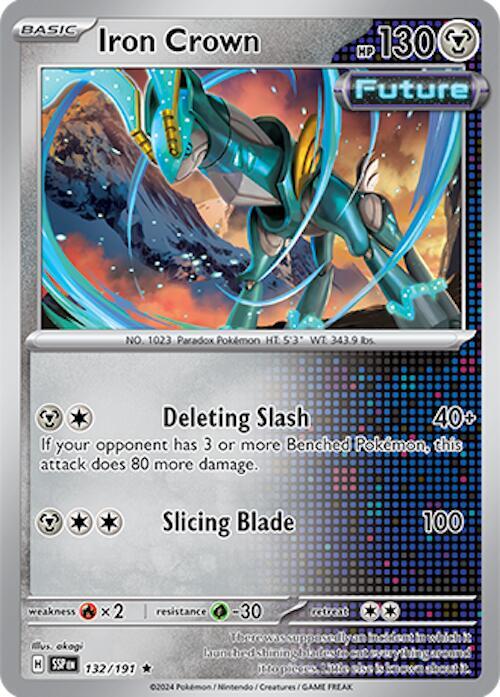 Iron Crown - 132/191 - SV08: Surging Sparks (SSP) - Holofoil - Pokemon TCG Card