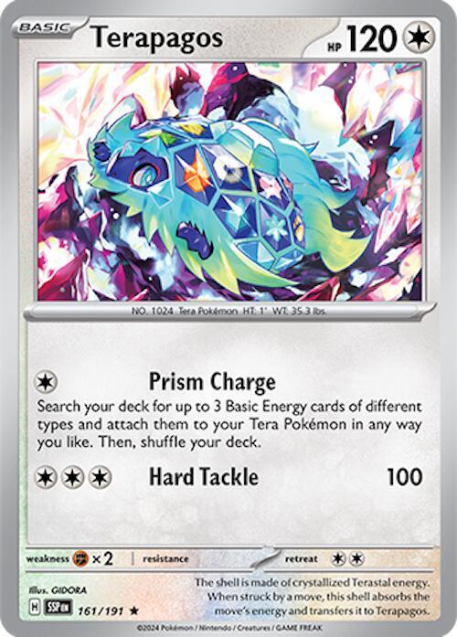 Terapagos - 161/191 - SV08: Surging Sparks (SSP) - Holofoil - Pokemon TCG Card
