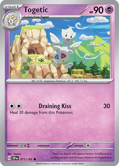 Togetic - 071/191 - SV08: Surging Sparks (SSP) - Normal - Pokemon TCG Card